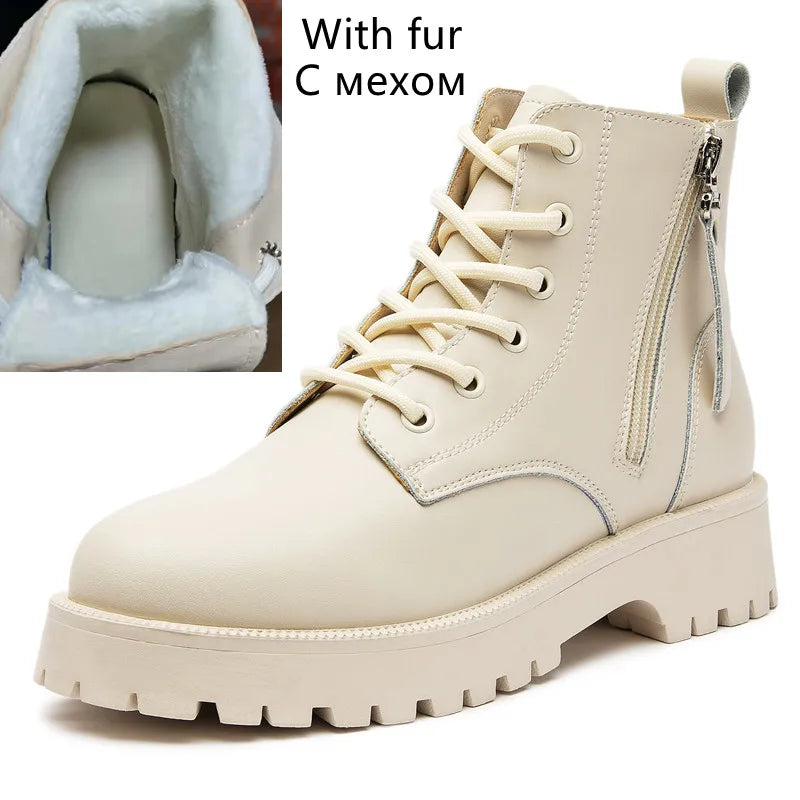 Versatile Lace-Up Ankle Boots