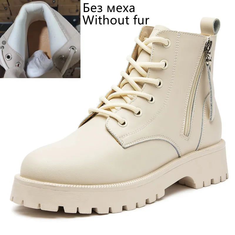 Versatile Lace-Up Ankle Boots