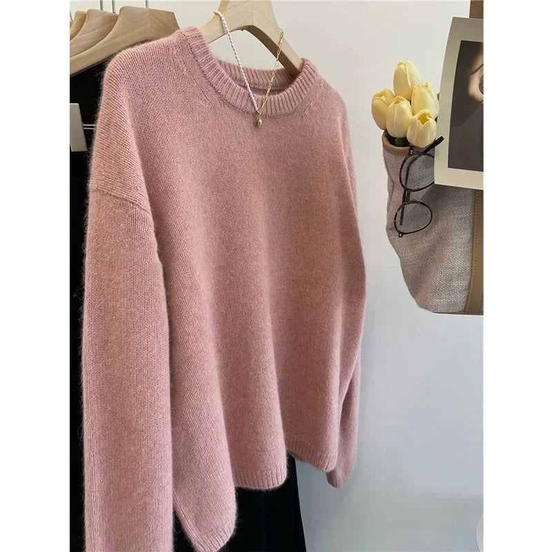 Cozy Oversized Crewneck Sweater