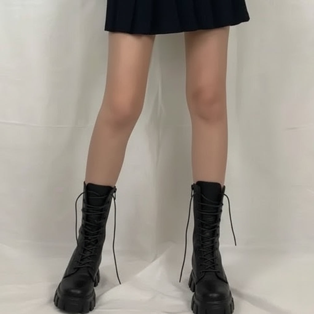 Classic Lace-Up Combat Boots