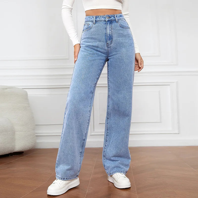 High Waisted Baggy Jeans