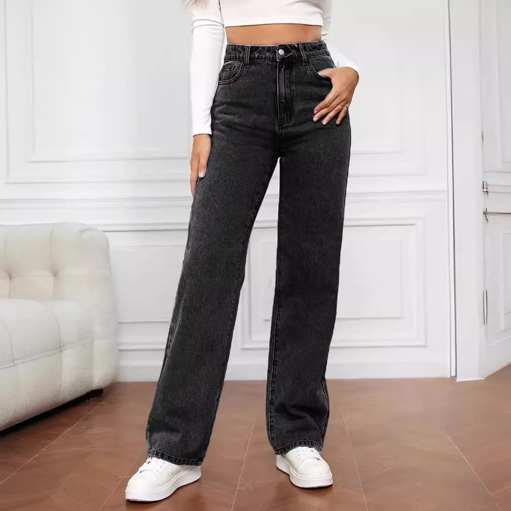High Waisted Baggy Jeans