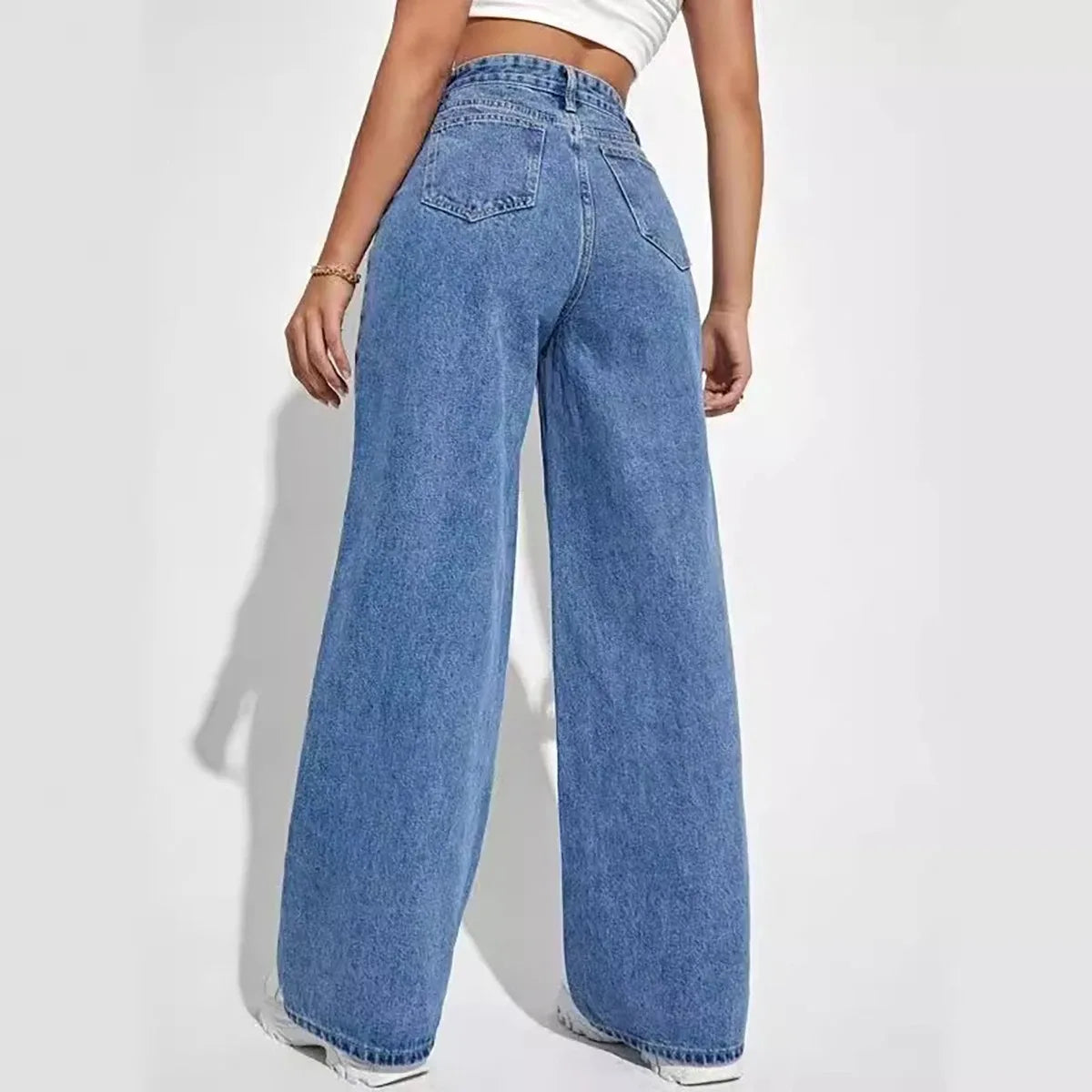 High Waisted Baggy Jeans