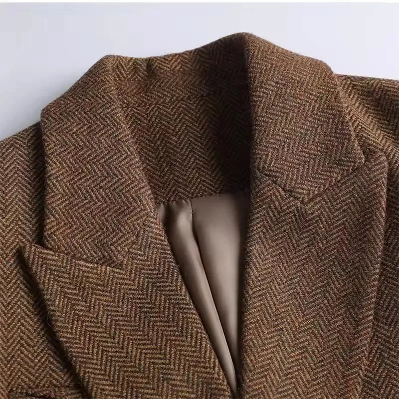 Vintage Wool Belted Jacket