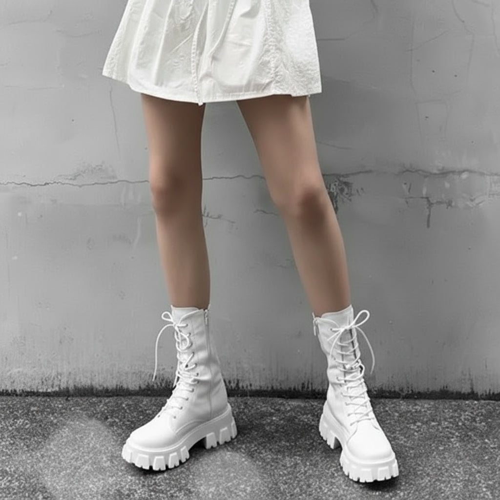 Classic Lace-Up Combat Boots