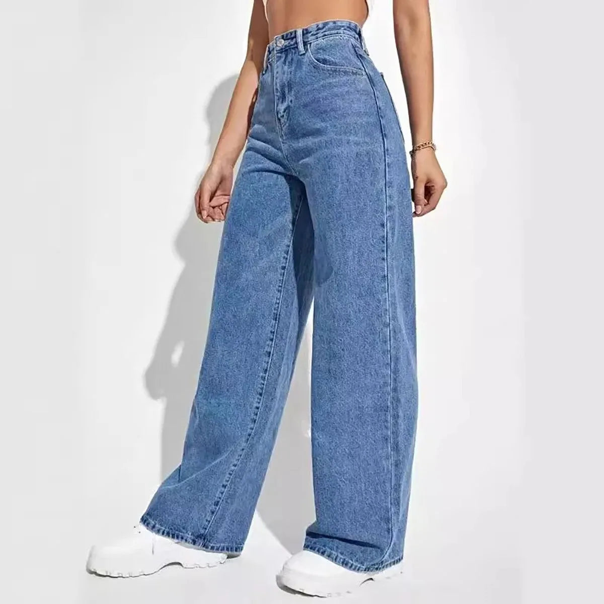 High Waisted Baggy Jeans