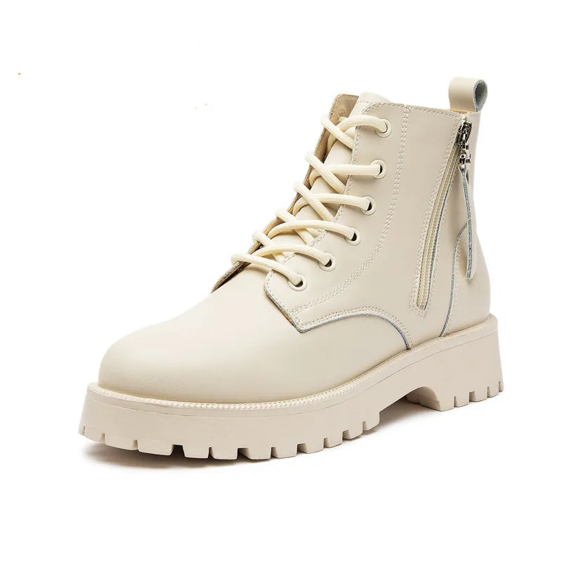 Versatile Lace-Up Ankle Boots