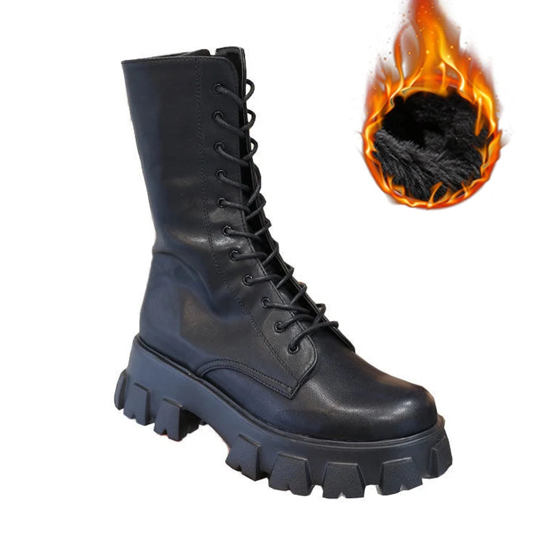 Classic Lace-Up Combat Boots