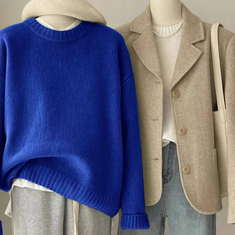 Cozy Oversized Crewneck Sweater