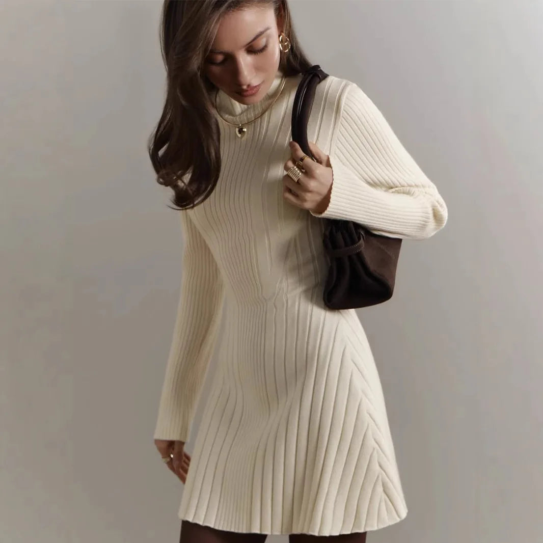 Cozy Knit Sweater Dress