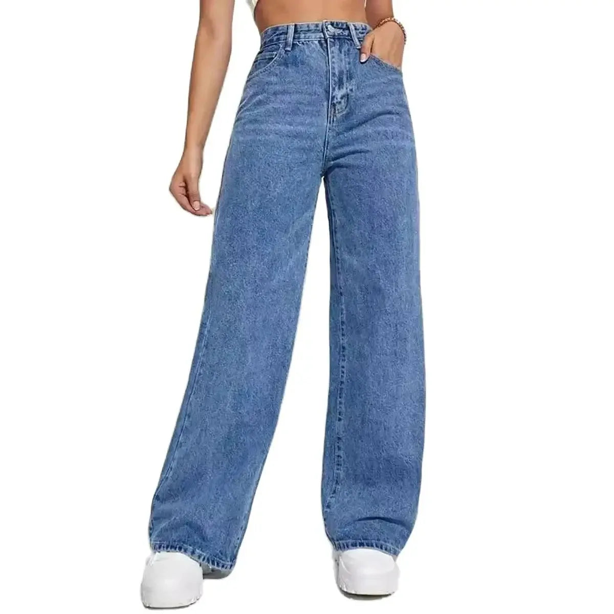 High Waisted Baggy Jeans