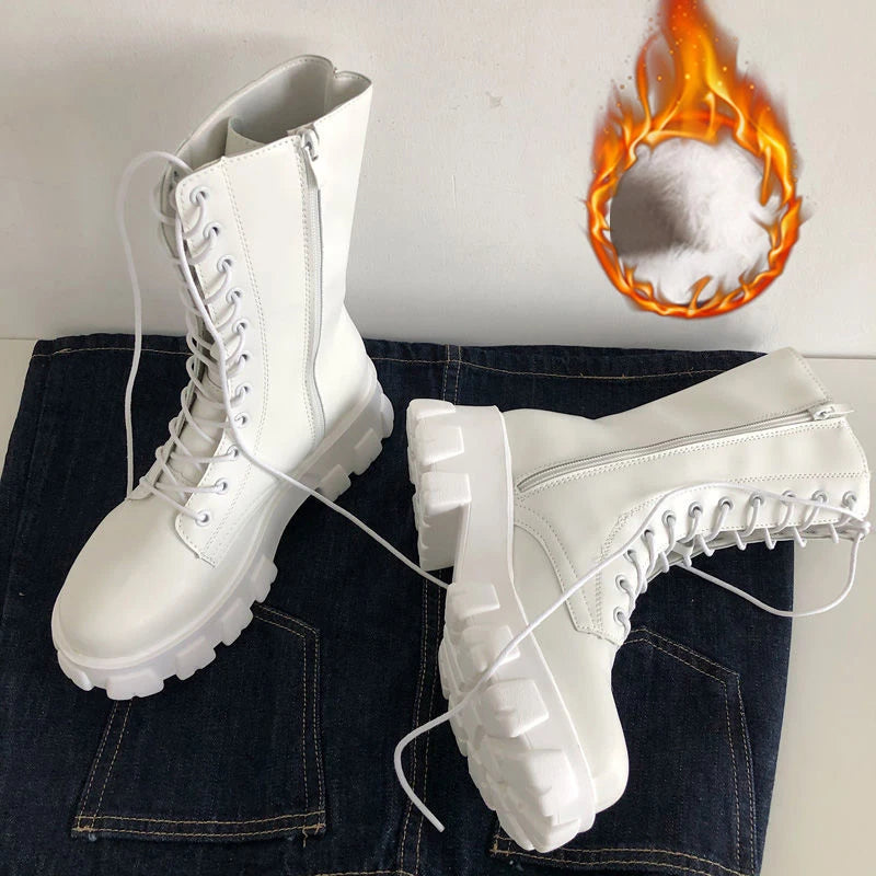 Classic Lace-Up Combat Boots