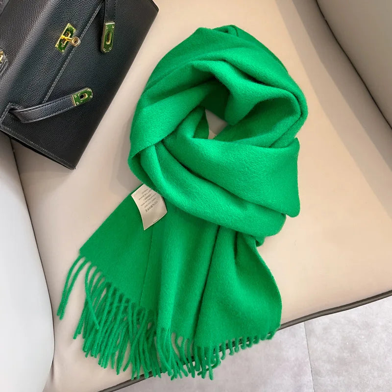 Classic 100% Wool Winter Scarf