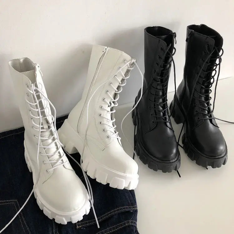 Classic Lace-Up Combat Boots