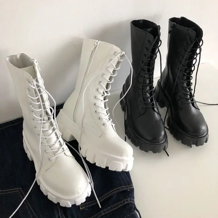 Classic Lace-Up Combat Boots