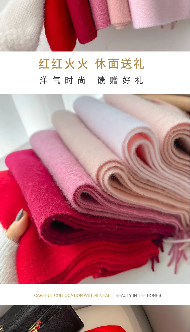 Classic 100% Wool Winter Scarf