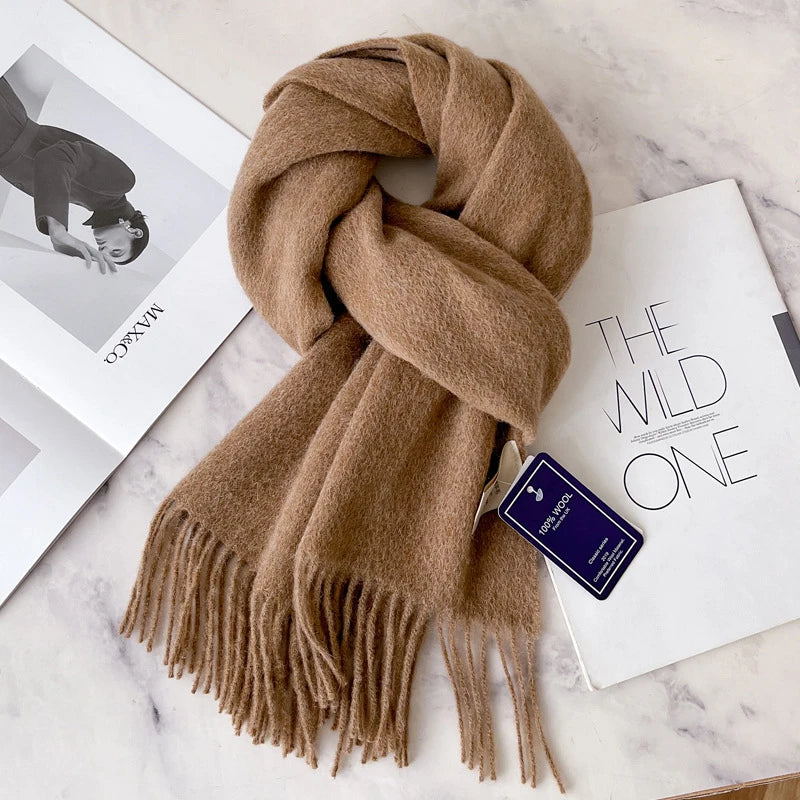 Classic 100% Wool Winter Scarf