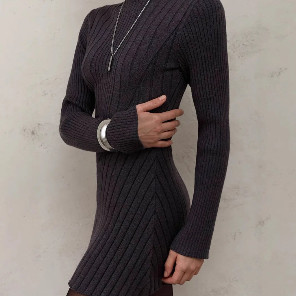Cozy Knit Sweater Dress