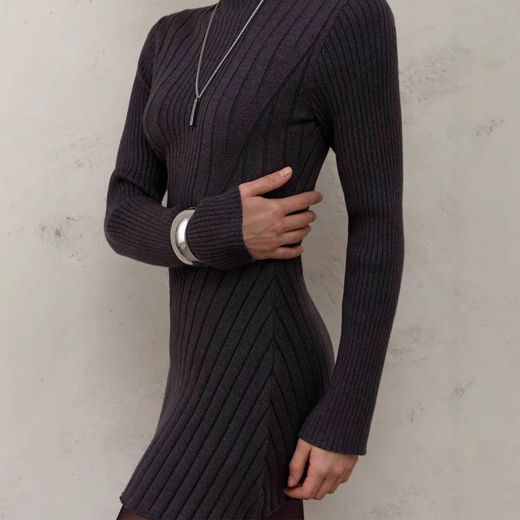 Cozy Knit Sweater Dress