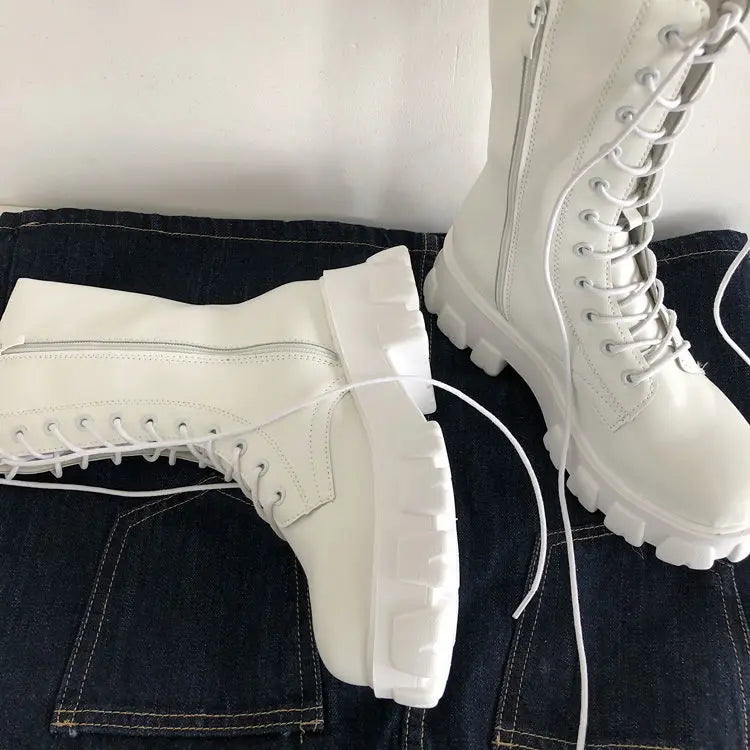 Classic Lace-Up Combat Boots