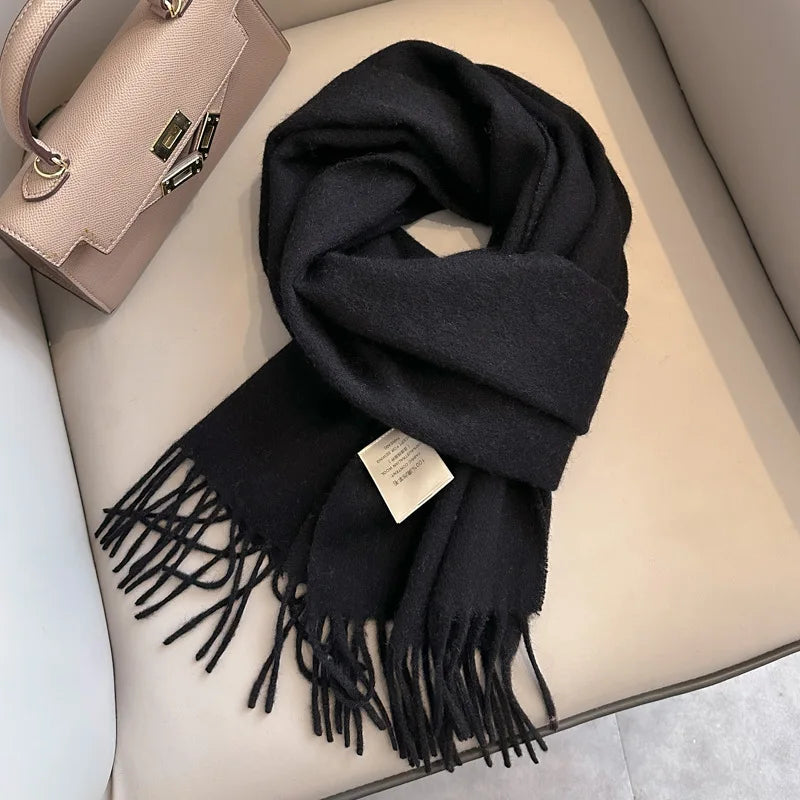 Classic 100% Wool Winter Scarf