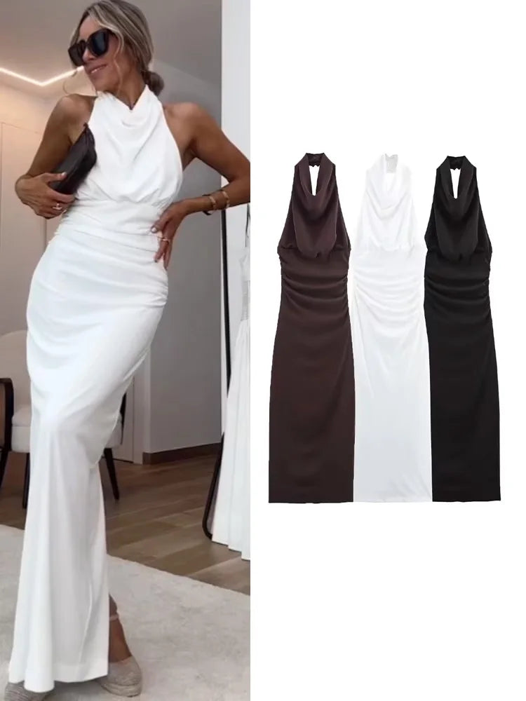 Women's Summer Fashion Backless Dresses