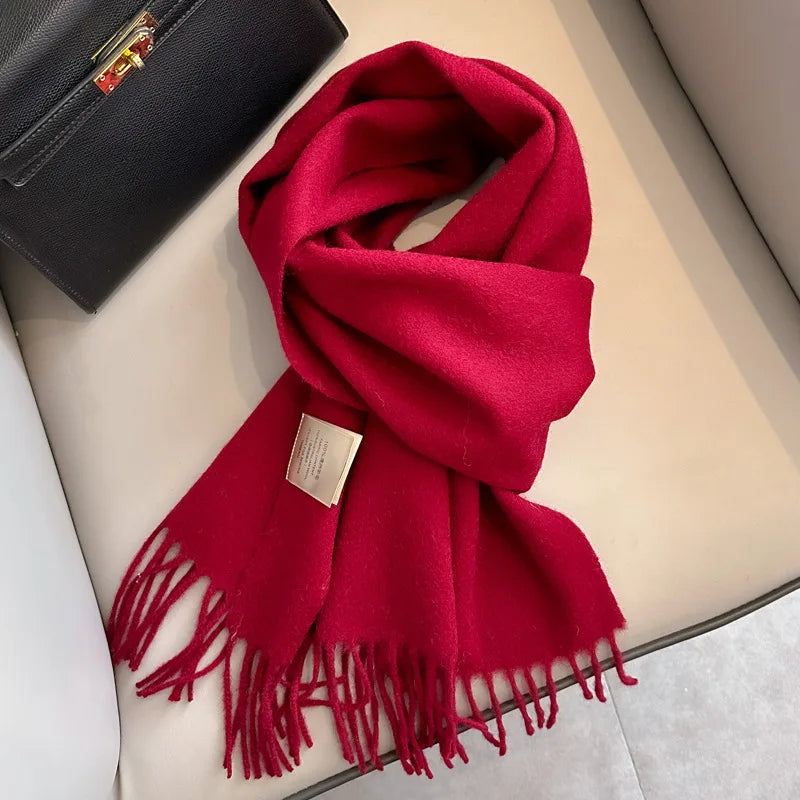Classic 100% Wool Winter Scarf