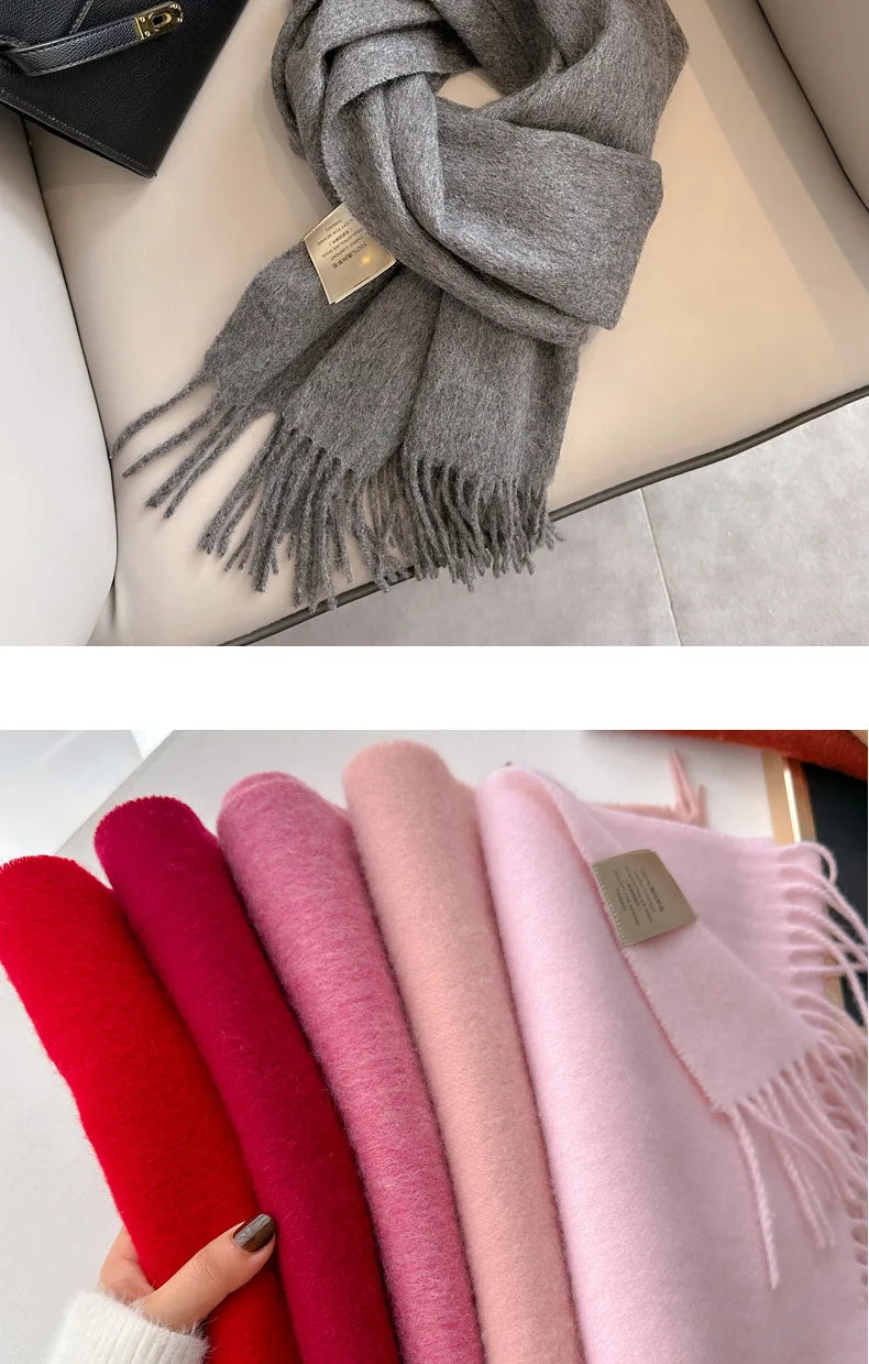 Classic 100% Wool Winter Scarf
