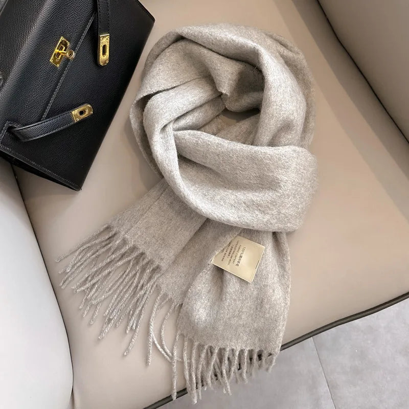Classic 100% Wool Winter Scarf