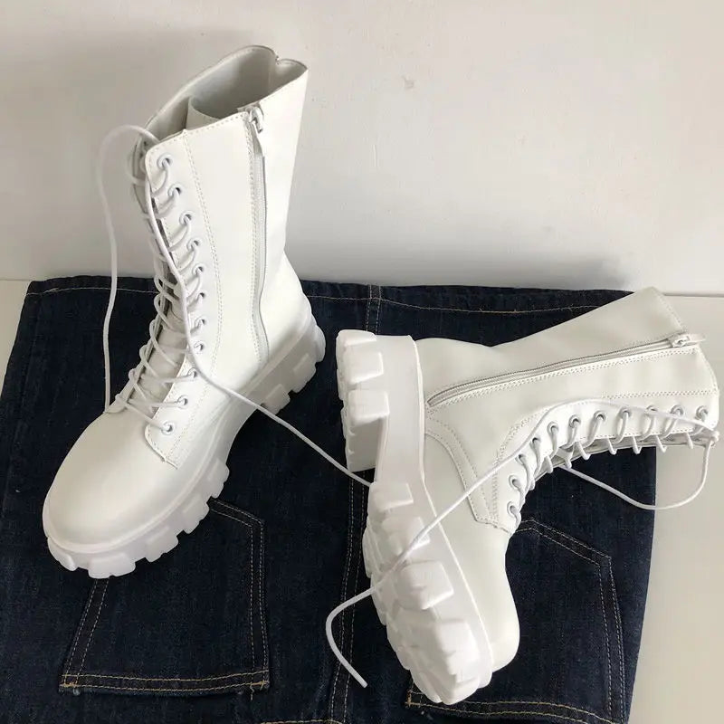 Classic Lace-Up Combat Boots