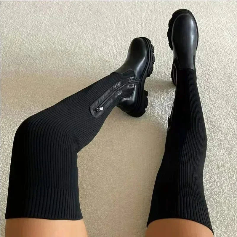 Ladies Thigh High Boots