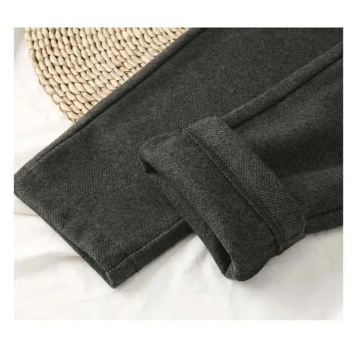 High-Waist Classic Tailored Trousers
