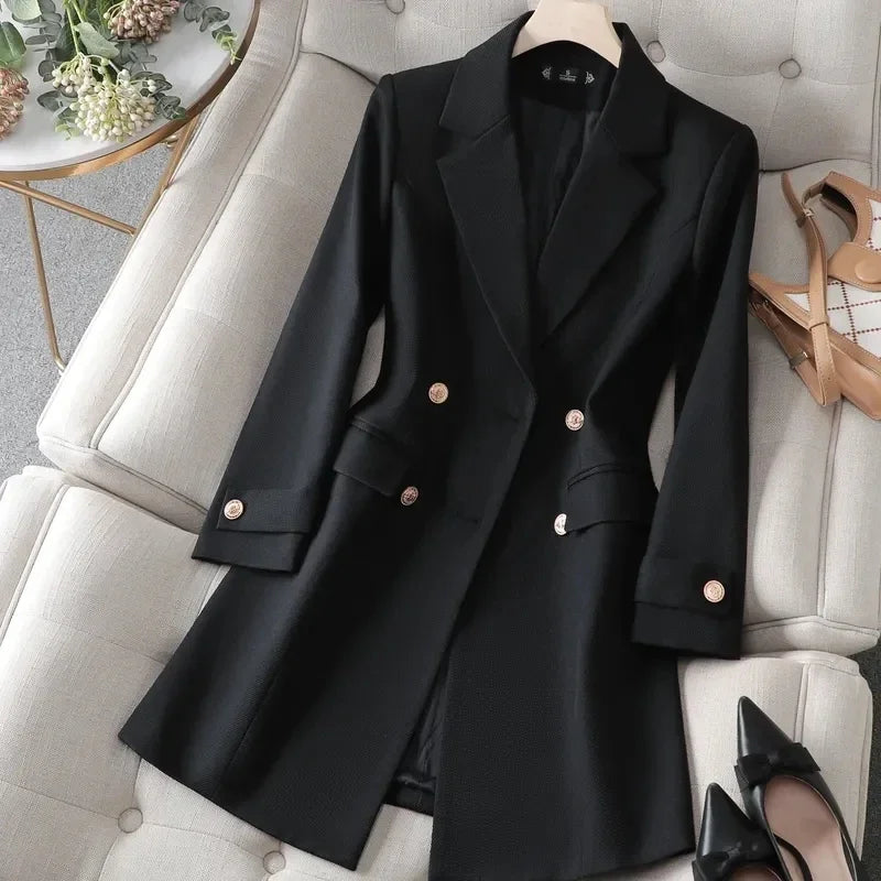 Classic Long Blazer Jacket