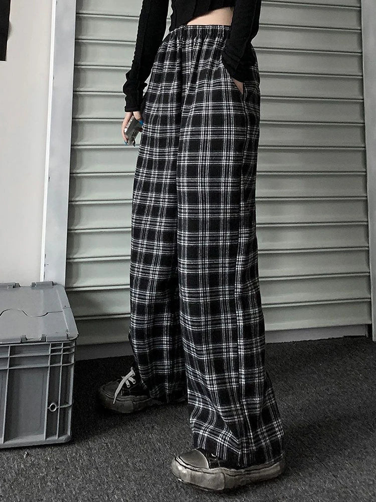 Plaid Casual Button-Up Shirt