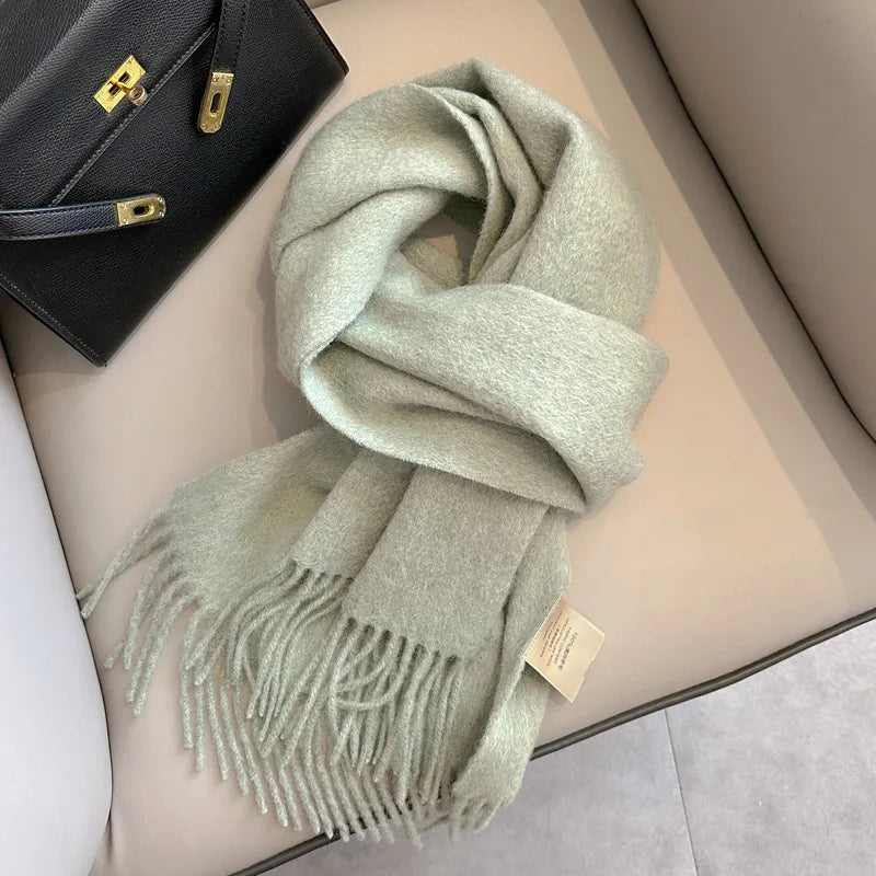 Classic 100% Wool Winter Scarf