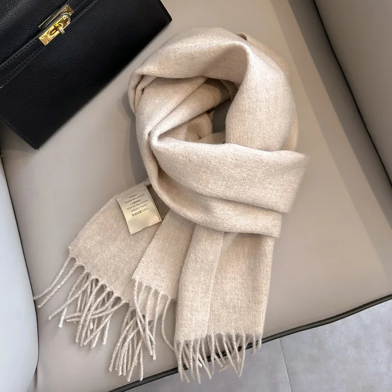 Classic 100% Wool Winter Scarf