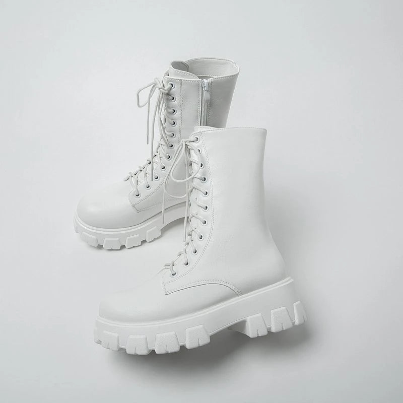 Classic Lace-Up Combat Boots