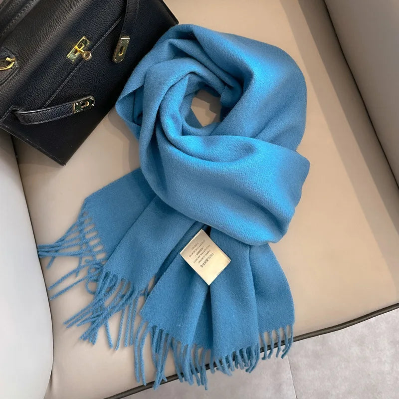 Classic 100% Wool Winter Scarf