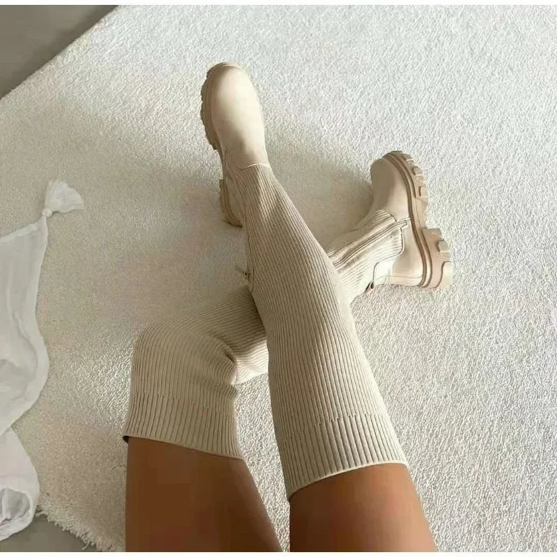 Ladies Thigh High Boots