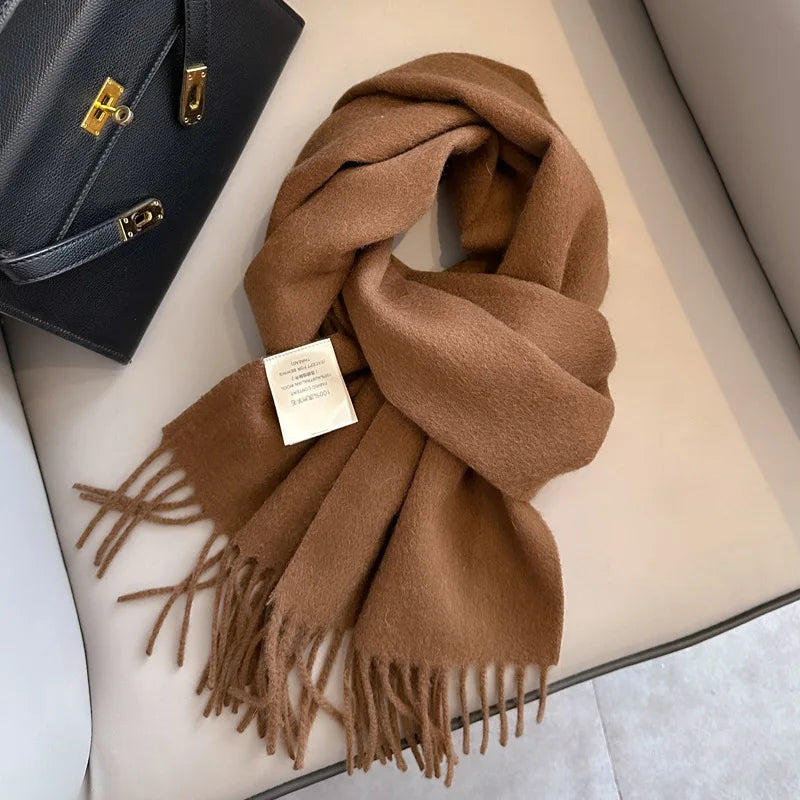 Classic 100% Wool Winter Scarf