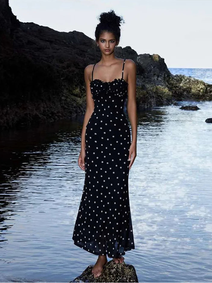 Women Polka Dots Dress