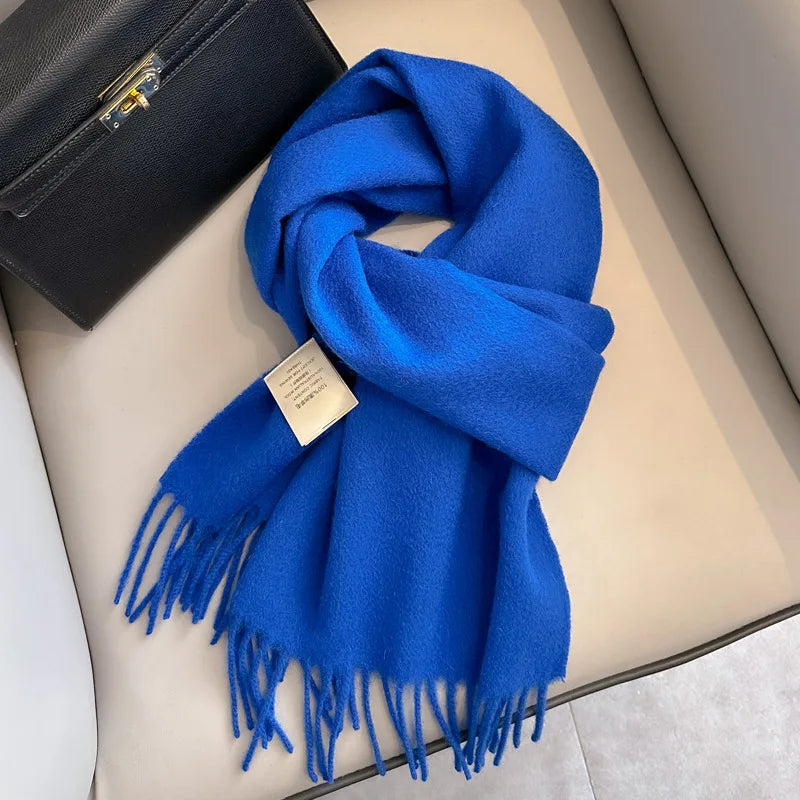 Classic 100% Wool Winter Scarf