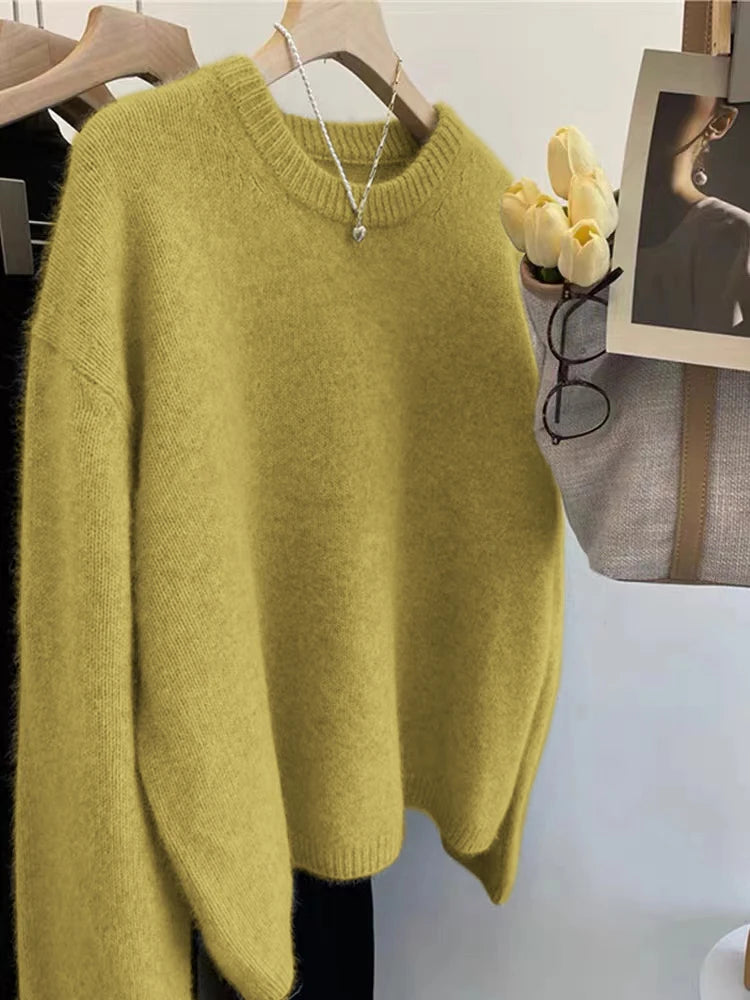Cozy Oversized Crewneck Sweater