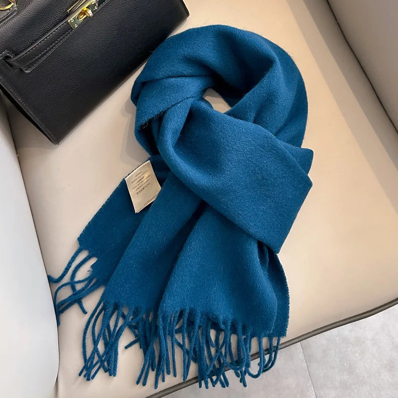 Classic 100% Wool Winter Scarf