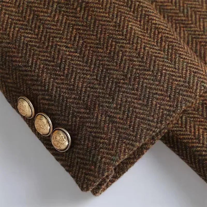 Vintage Wool Belted Jacket