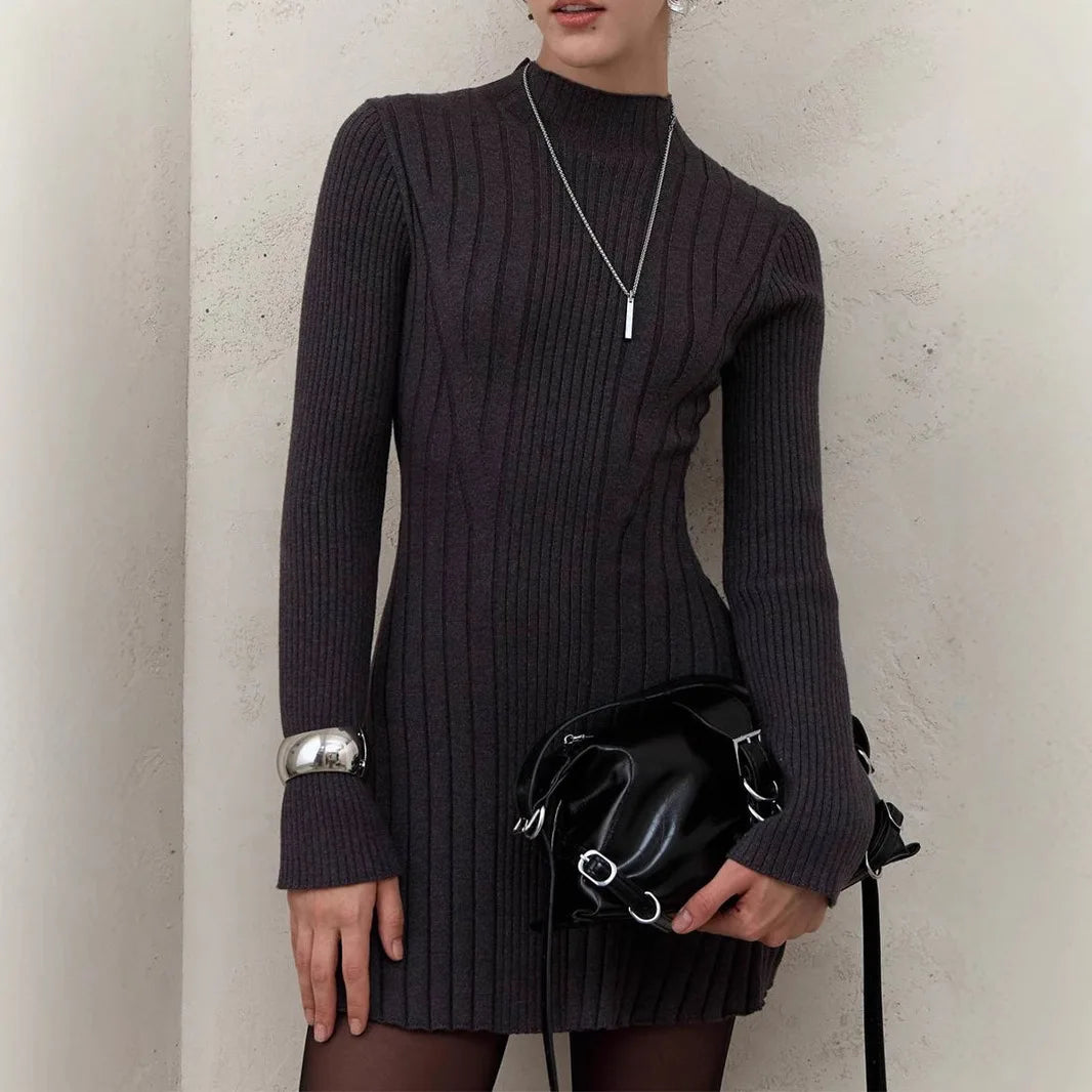 Cozy Knit Sweater Dress