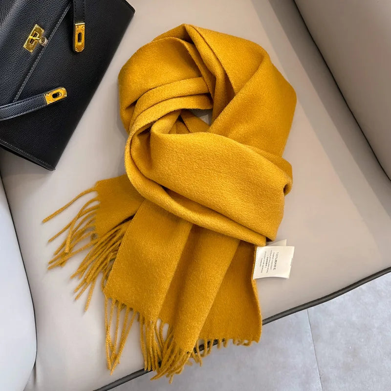 Classic 100% Wool Winter Scarf