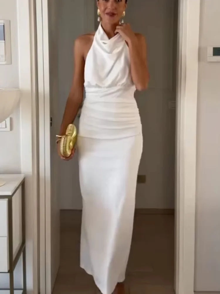 Women's Summer Fashion Backless Dresses