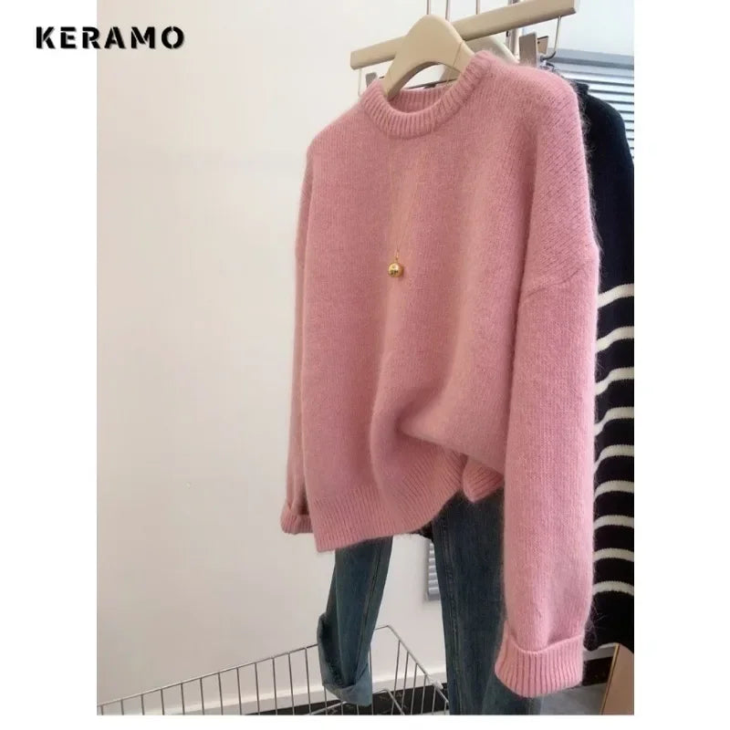 Cozy Oversized Crewneck Sweater